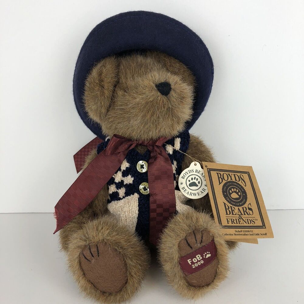 Boyd's Bears and Friends Catherine Berriweather #02000-51 FoB Plush Bear NWT